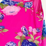 Abercrombie & Fitch Floral Pink Mini Ruffle Dress Large Photo 7