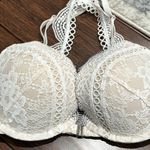 Victoria's Secret Victoria’s Secret VINTAGE Dream Angels Push-up Ivory Lace Bra Photo 10