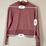 Abound Women’s Crop Fleece Pullover Pink Bloom Size Small NWT Photo 5