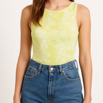 Aerie  Size Large Green Tie Dye Body Suit. Photo 0