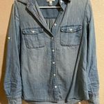 J.Crew chambray blue button up shirt 4 Photo 0