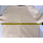 AQUA  Boucle‎ Knit Cropped Cardigan Gold Button Pockets Cream Size L Photo 7