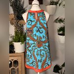 Nicole Miller Nicole by Bright Paisley Tank Top - Size Medium Photo 1