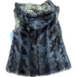 Peter Nygard Peter Nygård Faux Fur Hooded Vest Terra Brown Size 4P NWT Photo 2