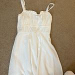 Blue Rain Short White Dress Photo 1