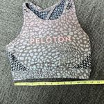 Peloton  WITH Multicolor Athletic Padded Women's Sports Bra Small EUC Photo 1