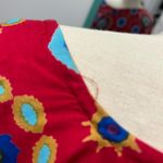 Vibrant Red Geometric Swim Coverup Size undefined Photo 2