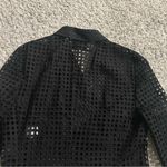 Akris Black Net Open Grid Blazer SIZE 6 Photo 9