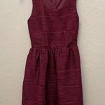 Rewind  Fit and Flare Maroon Dress | M.              T7 Photo 0