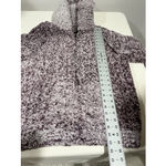 Special One Woman’s Premium Collection Medium Hooded Purple Sherpa Jacket Photo 6