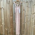 BCBGMAXAZRIA Snake-Embossed Wrap Maxi Dress Photo 4