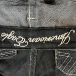 American Eagle  Low Rise Straight Leg Jeans Charcoal Black/Blue 6 Regular Photo 2