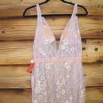 Mac Duggal 67481 Womens Floral Embellished Sleeveless Plunge Neck Gown Dress Photo 12