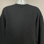 Jerzees Vintage Sweatshirt Patchwork DIY Crop Top Black Crew Neck Eclectic One of a Kind Photo 4