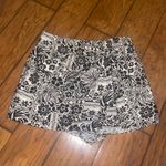 Primark Black White Floral Patterned Shorts with skirt skort from NWT  Cares 10 Photo 9