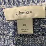 cj banks 2X  blue sweater Photo 4