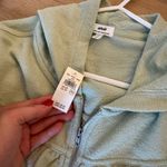 Aerie  Light Green Zip-Up Jacket Photo 3