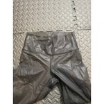 Lululemon  Womens Metallic Shiny Black Leggings Align High Rise Shine Fits Size 6 Photo 1