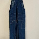 Canyon River Blues  Dark Wash Carpenter Relaxed Straight Overalls size small Photo 2