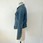Current/Elliott Current Elliott Mountain Denim Jacket Sherpa Lined Trucker Blue Women size XS Photo 7