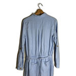 Soft Surroundings ladies Kerry jumpsuit linin blend button up cute soft size 10 Photo 9