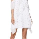 Stevie May Cosmic Currents Gold Embroidery Mini Dress Size Medium White Photo 0