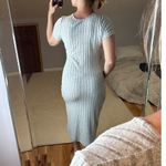 SheIn : Wide Ribbed Tee Shirt Dress Photo 2