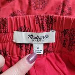Madewell  Red Floral Medallion Printed Cotton Skirt Photo 6