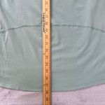 Lululemon  Green High‎ Neck Racerback Tank Top Size 10 Pima Cotton Longline Soft Photo 5