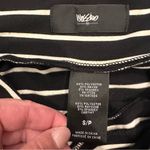 NEW NWT Mossimo Women’s Black Breton Striped Maxi Skirt Side Slit Sz S Nautical Photo 6