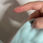 Lands' End Turtleneck Cotton wool pastel sea foam green sweater sz L (14 - 16) Photo 9