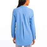 LL Bean Shirt Womens L Blue Roll Tab Long Sleeve Vented Fishing Hiking Outdoors Size L Photo 1