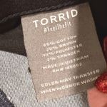 Torrid Bombshell Flare Super Soft Jeans Size 28 Short Dark Wash Denim Photo 3