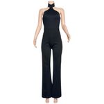 Amanda Uprichard NEW Queens Jumpsuit, Black, Medium Photo 5