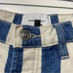 Current/Elliott  The Westside Jean Short Blue White Bay Stripes Size 29 Photo 7