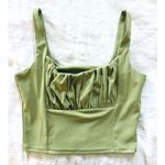 BEJONS Sage Double Lined Ruched Corset Green Size M Photo 3