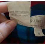 Vintage Red Wool Blend Button Front Coat Michelle Stuart Size 8 Photo 2