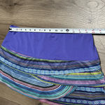 Two Lucky In Love Layered Tennis Skirt Skort Blue Purple Size Large Photo 9