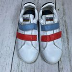Goats The 005 Leather Sneaker Velcro Straps White Size 8.5 Photo 2