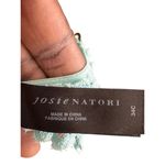 Josie Natori Blue Floral Race Underwire Bra Semi Sheer Balconette Half Cup 34C Size undefined Photo 4