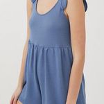 Urban Outfitters  Marlee Knit Tie Shoulder Romper Photo 0