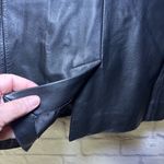 Worthington Vintage 90s Y2K 100% Lambskin Chic Soft Black Leather Jacket MP Photo 7