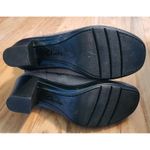 Clarks Suede Ankle Boots Heeled Faux Fur Trim Warm Winter Booties 6M Photo 7