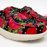 Ariat  X Rodeo Quincy Punchy Polka Dot Hilo Shoes Floral Rose Print Slip On Photo 0