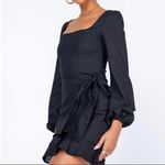 Princess Polly THE VILLA MINI DRESS BLACK size 10 Photo 4