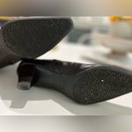 Anne Klein Ann Klein Greta Brown Leather Ankle Boots Size 8.5 Photo 3