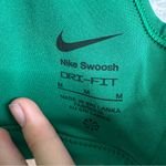 Nike Swoosh Green Dri-Fit Sports Bra Size Medium Photo 2