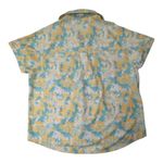 Stio Top Outdoor Biking Camp Hiking Button Down Short Sleeve Yellow Blue Women S Size undefined Photo 1