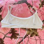 O'Neill o’neill saltwater solids white tie back bikini top Photo 1
