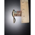 Vintage Rhinestone American Flag Brooch Patriotic USA Pin Costume Jewelry 4th Photo 9